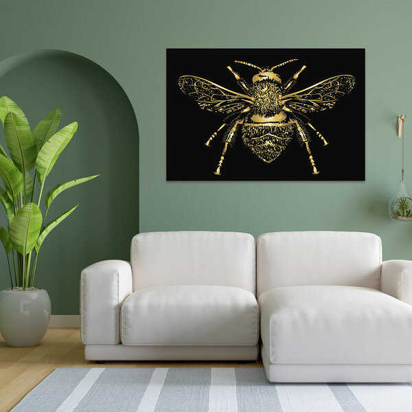 Mondiart Aluart schilderij Mondiart 'Het Insect'