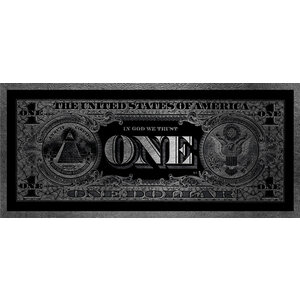 Aluart Schilderij 'One Dollar Silver'