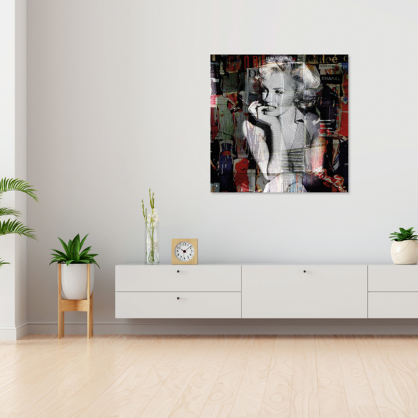 Mondiart Aluart schilderij 'Monroe Fashion'