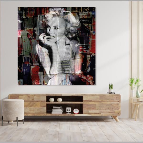 Mondiart Aluart schilderij 'Monroe Fashion'