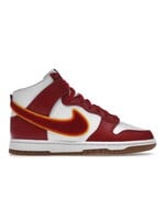 Nike Dunk High Chenille Swoosh White Gym Red