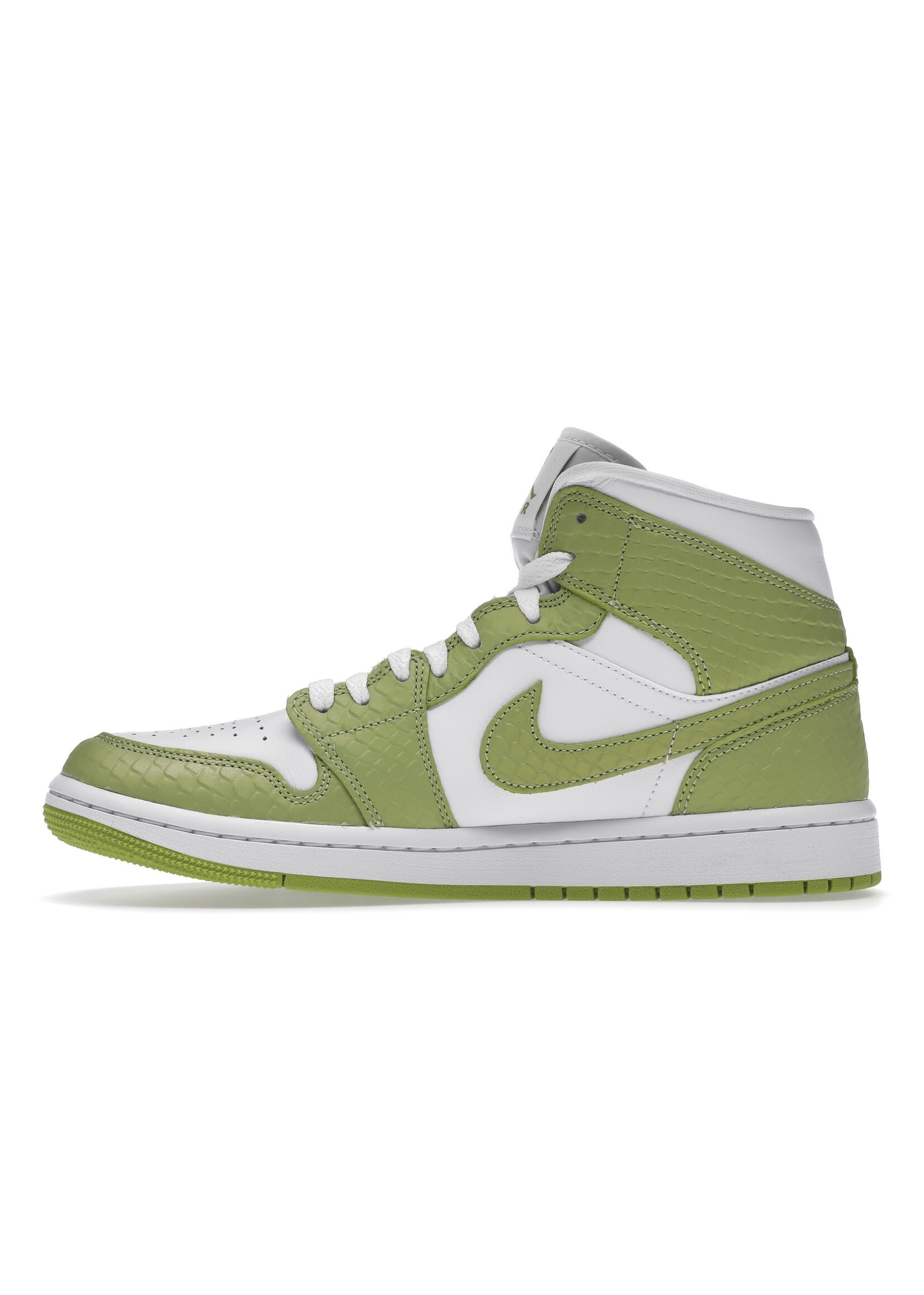 Jordan 1 Mid Green Python (W)