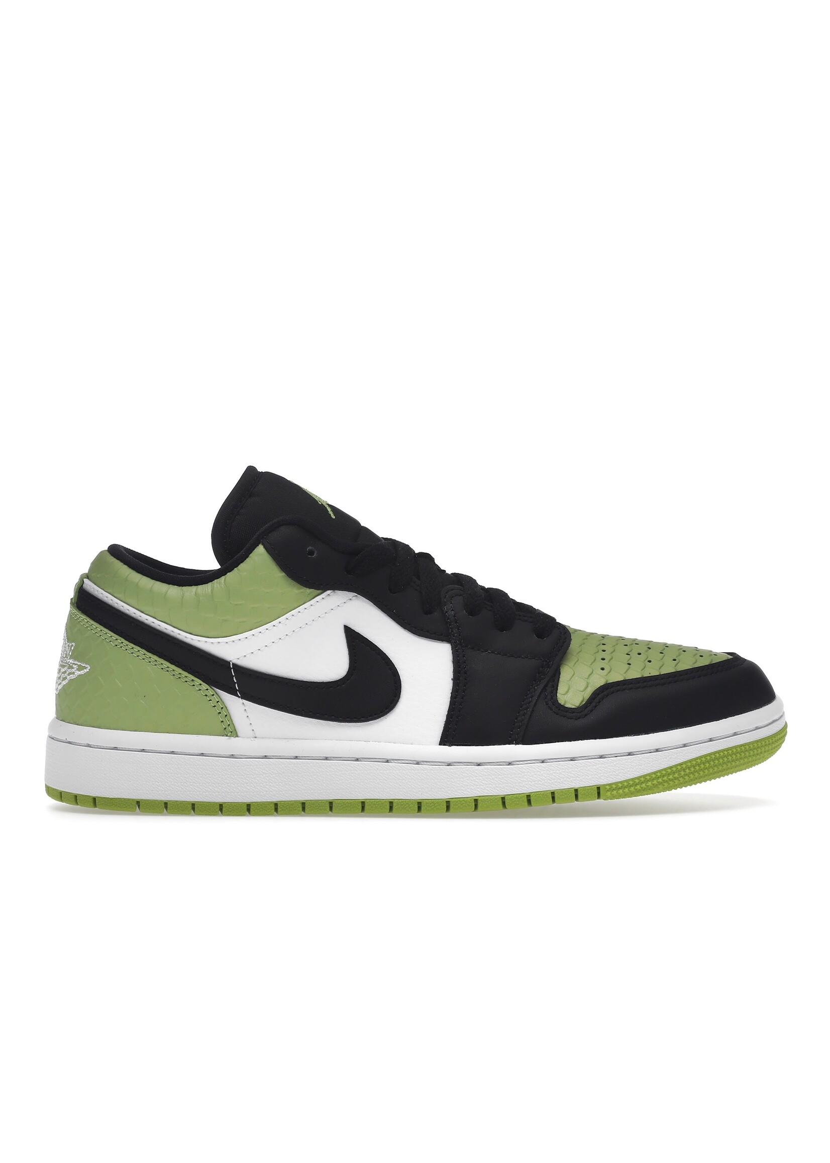 Jordan 1 Low Snakeskin Vivid Green (W)