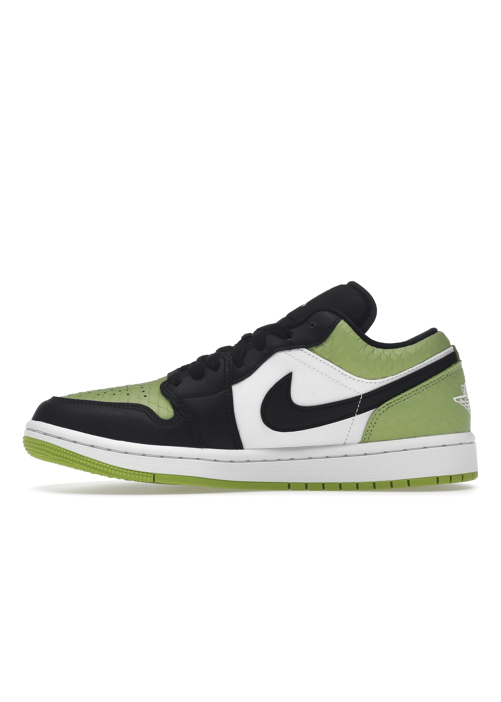 Jordan 1 Low Snakeskin Vivid Green (W)