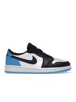 Jordan 1 Low Black Dark Powder Blue (W)