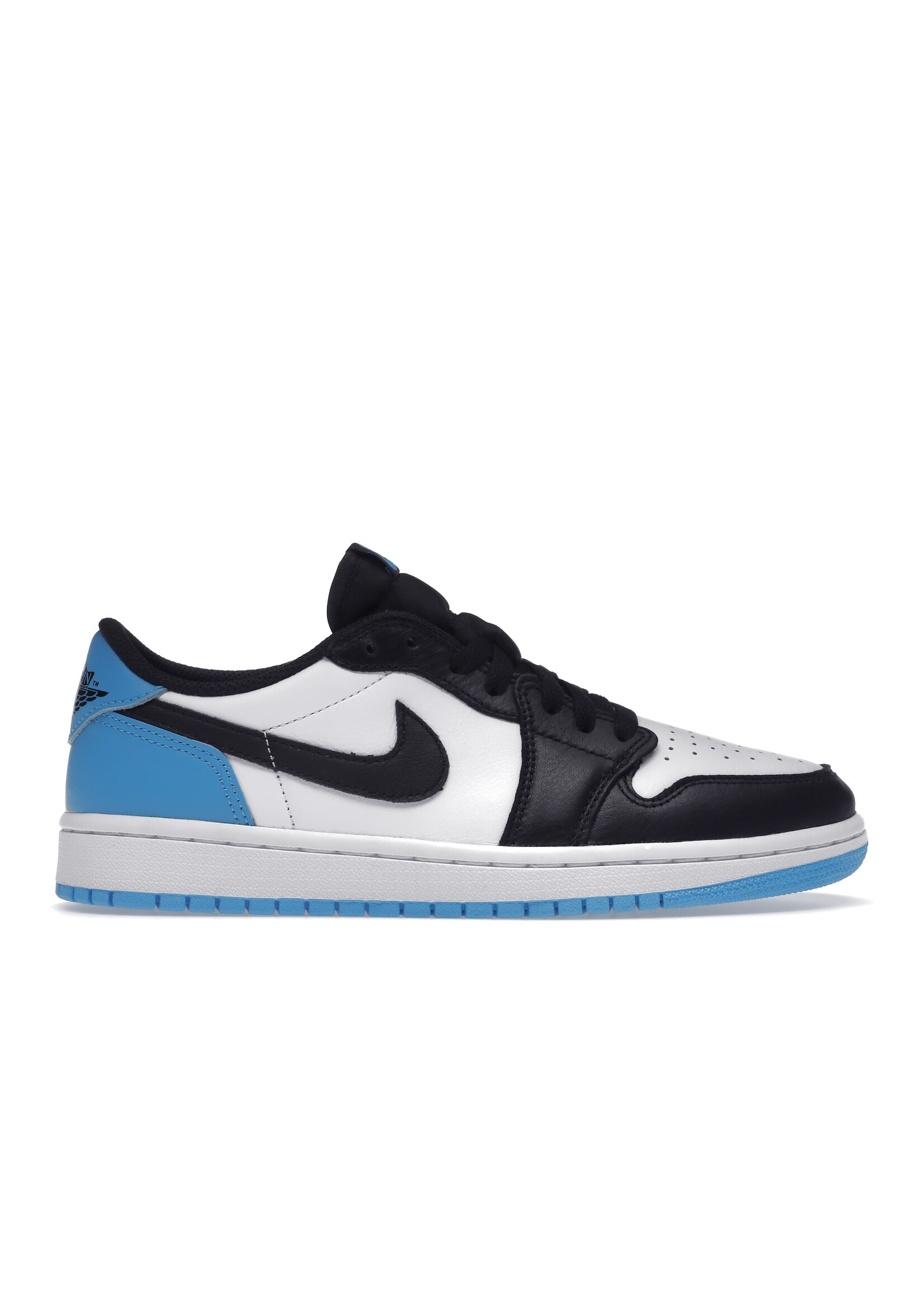 Jordan 1 Low Black Dark Powder Blue (W)