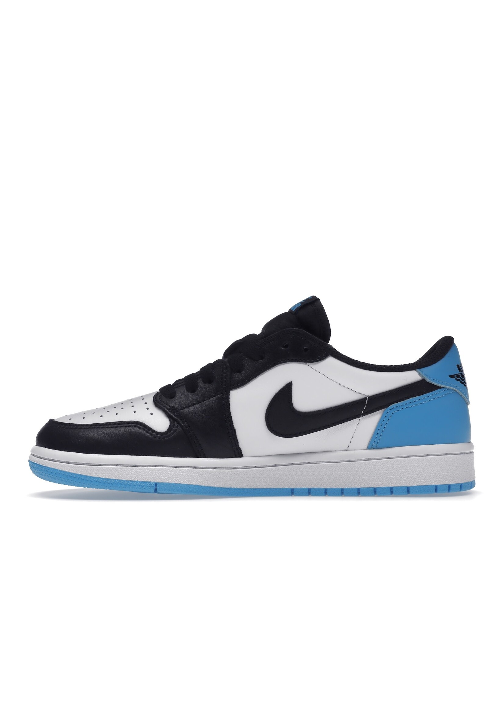 Jordan 1 Low Black Dark Powder Blue (W)