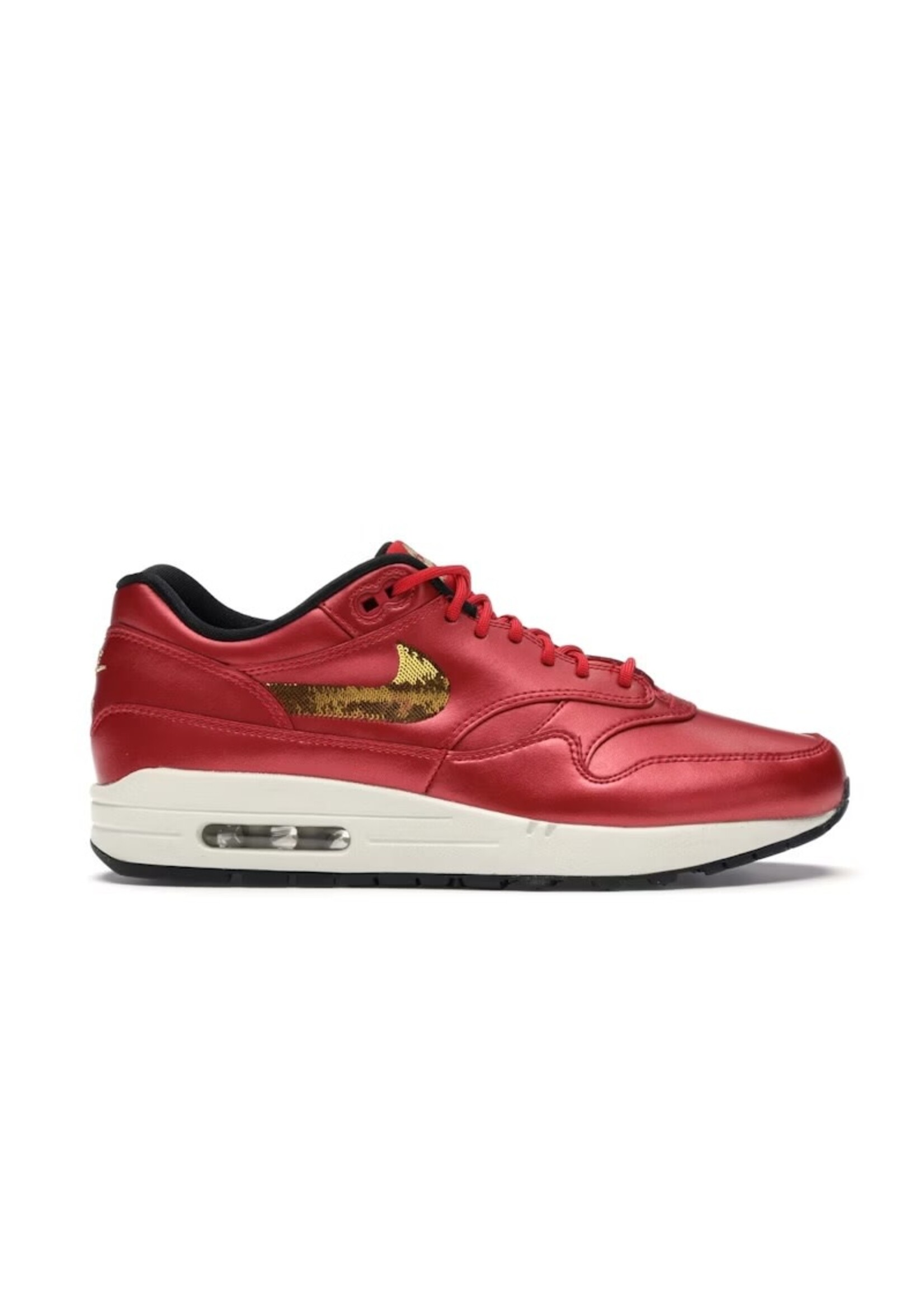 Nike Iar Max 1 Nike Air Max 1 Red Gold Sequin