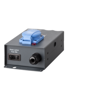 SRS Lighting* SRS Lighting | DMX1SW-5-NAC3FPX-TOP | Switchpack 1-channel | Power: 16A | DMX connector: 5-pin | Power input: Powercon True1 | Power output: Schuko