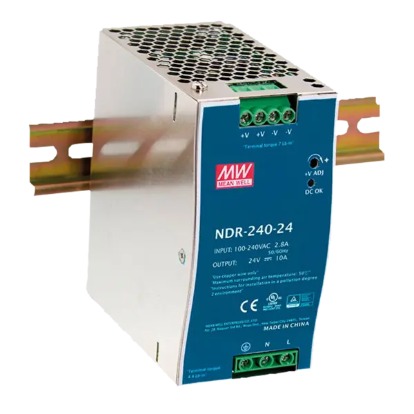 Meanwell Meanwell | DIN Rail Power Supply 24 V DC | Mean Well NDR-29