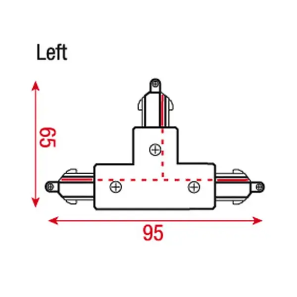 Artecta Artecta | 1-Phase Left T-Connector