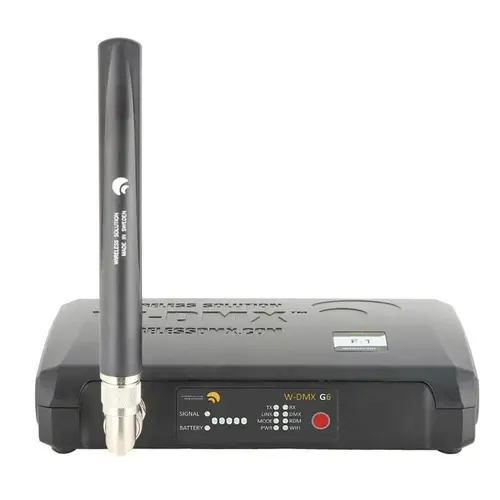 Wireless solution Solution sans fil | BlackBox F G6 Transceiver | Emetteur et récepteur DMX, ArtNet & Streaming ACN sans fil