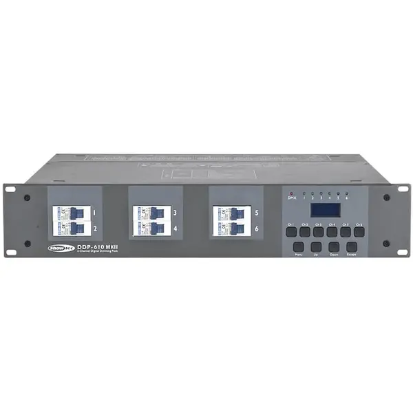 Showtec Showtec | DDP-610 MKII | 6-channel DigiDimPackage, 10A fuse, multi-pole