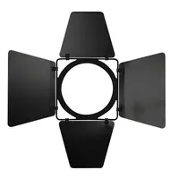 Showtec Showtec | 30312 | Porte-fenêtre pour Parcan 56 | Porte-fenêtre en aluminium à quatre lames | Couleur : Noir