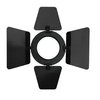 Showtec Showtec | 30153 | Porte-fenêtre pour Parcan 20 | Porte-fenêtre en aluminium à quatre lames | Couleur : Noir