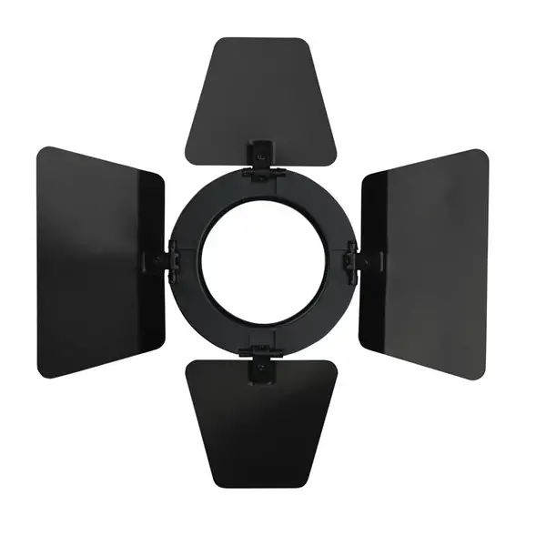 Showtec Showtec | 30153 | Porte-fenêtre pour Parcan 20 | Porte-fenêtre en aluminium à quatre lames | Couleur : Noir