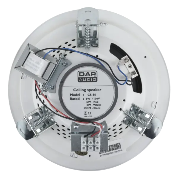 DAP DAP | CS | Passieve Plafondluidspreker | Vermogen: 5W | Kleur: Wit