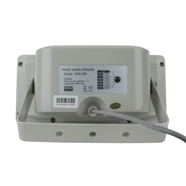 DAP DAP | MHS-S | Passieve W Vierkante Hoornluidspreker | Kleur: Lichtgrijs