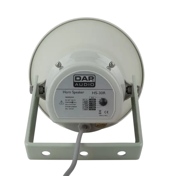 DAP DAP | HS-R | Passieve Ronde Hoornluidspreker | Kleur: Lichtgrijs