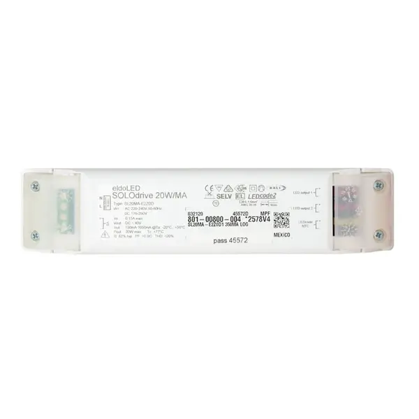 EldoLED EldoLED | A9950243 | Solodrive 20 W Dali-2 Dim to dark LED driver |