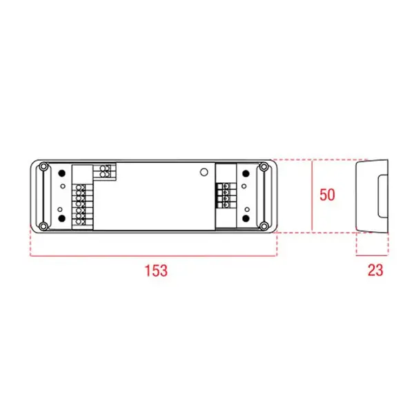 EldoLED EldoLED | A9950220 | LINEARdrive Constant Voltage | eldoLED LIN220D1 DALI 2 voorschakelapparaten 2 uitgangen