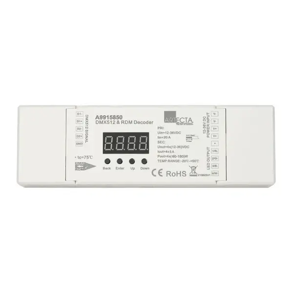 Artecta Artecta | A9915850 | Play-III LED DMX Dimmer | Constant voltage multicolour