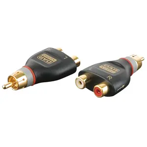 DAP DAP | XGA38 | XGA38 | 2 x RCA/F to RCA/M | incl. 2 x 10 kilo-Ohm resistors | Incl. 2 x 10 kilo-Ohm weerstanden