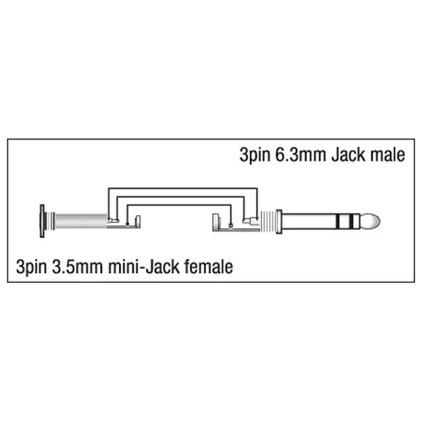 DAP DAP | XGA39 | XGA39 | mini-jack/F to Jack/M stereo