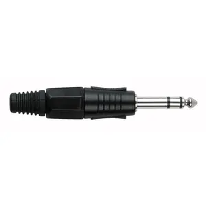 DAP DAP | JMK103BB | 6.3 mm Jack Plug Stereo Black housing | Zwarte einddop