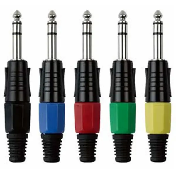 DAP DAP | JMK103BB | 6.3 mm Jack Plug Stereo Black housing | Black end cap