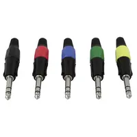 DAP DAP | JMK103BB | 6.3 mm Jack Plug Stereo Black housing | Black end cap