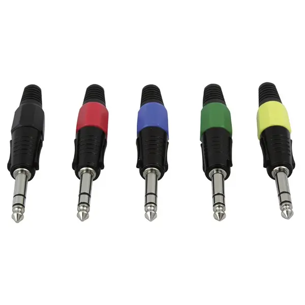 DAP DAP | JMK103BB | 6.3 mm Jack Plug Stereo Black housing | Black end cap