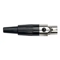 DAP DAP | XFK204NB | N-CON Mini XLR 4P Plug - female | Nickel housing