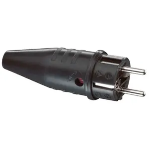 ABL ABL | 90397 | Rubber Schuko Connector Male | 240 V - CEE 7/VII