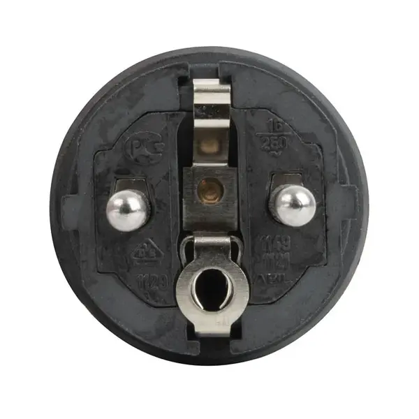 ABL ABL | 90397 | Rubber Schuko Connector Male | 240 V - CEE 7/VII