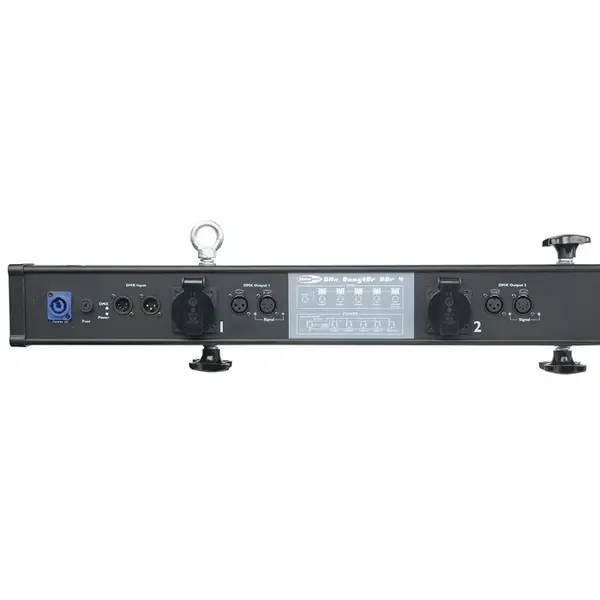 Showtec Showtec | 50781 | DMX Booster Bar 4 | 4-kanaals DMX Booster 3- en 5-polige XLR