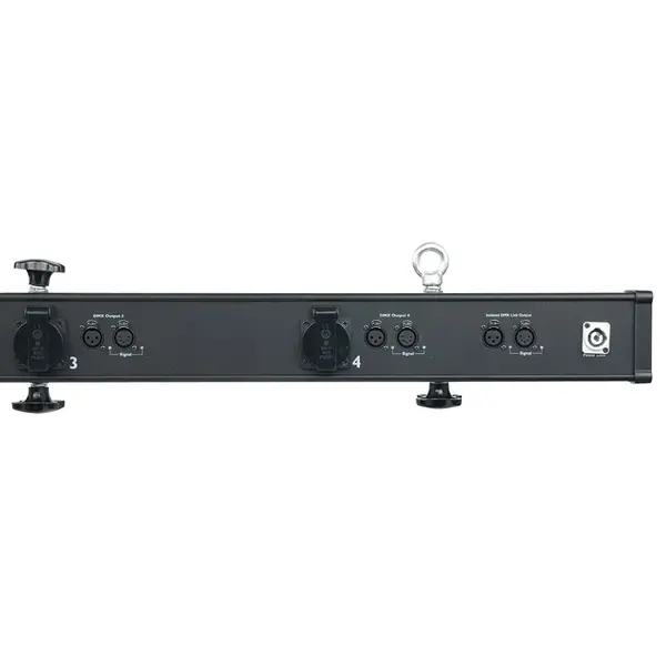 Showtec Showtec | 50781 | DMX Booster Bar 4 | DMX Booster avec 4 canaux et connecteurs XLR 3 et 5 broches