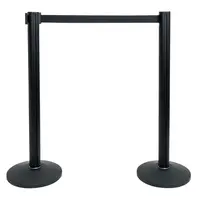 Showgear | E708903 | 2 m Adjustable Crowd Barrier PRO | Set - black