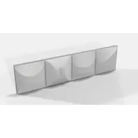 Wentex Wentex | 88806 | 3D Deco Panel Wave | Voor 2 x Wentex SET Frame | A Module 100 x 100 cm
