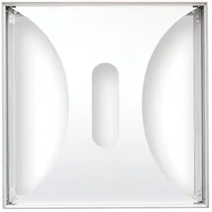 Wentex Wentex | 88801 | 3D Deco Panel Venturi Open | Pour 2 x Wentex SET Frame - A Module 100 x 100 cm