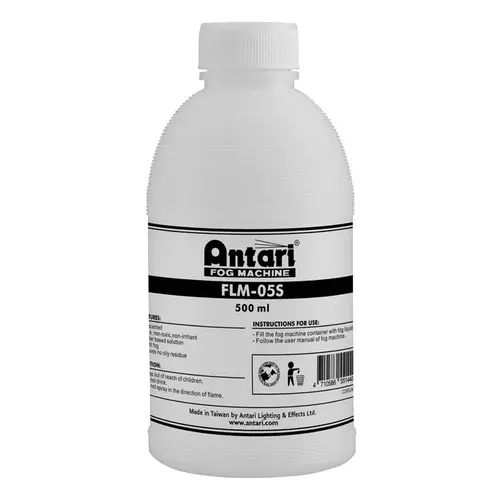 Antari Antari | 61730 | FLM-05S | Fog Liquid 0.5 L for MB-2 | Klaar voor gebruik