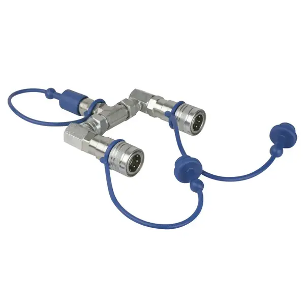Showtec Showtec | 61024 | CO₂ 3/8 Q-Lock 2-way Splitter | Gesloten systeem