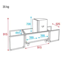 DAP DAP | D7227 | Case for 2x Odin SF-15A | Premium Line