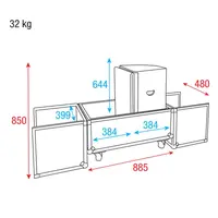 DAP DAP | D7226 | Case for 2x Odin SF-12A | Premium Line