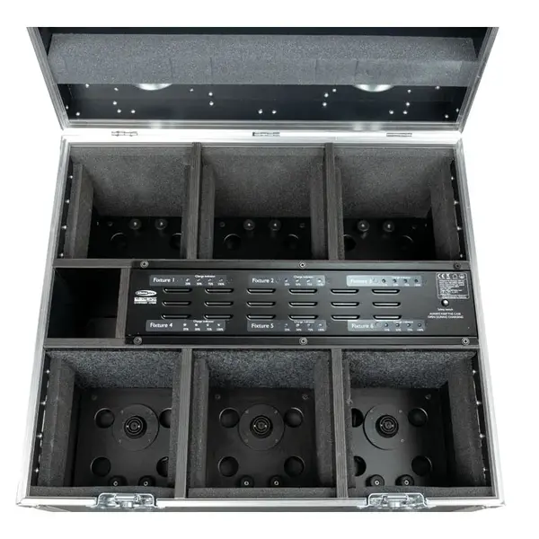 Showtec Showtec | D7300 | Charger Case for 6x EventSpot 1600 Q4 | With accessory compartment and built-in charger
