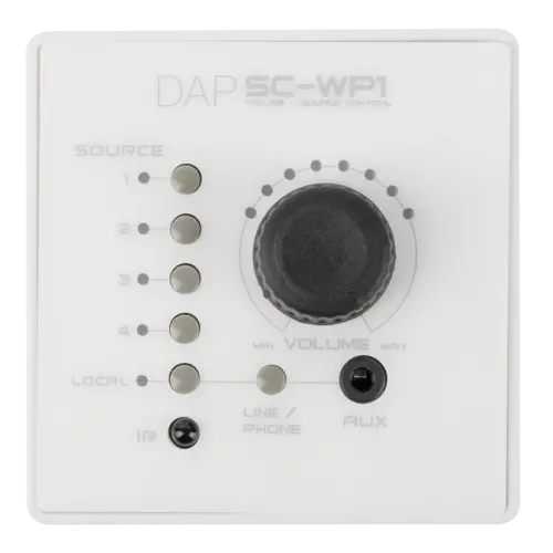 DAP DAP | SC-WP1 | Wandpaneelafstandsbediening voor SC-5.2 Source Control