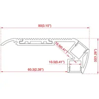 Artecta Artecta | A9930414 | Profile Pro Stair Black | Longueur : 2 m