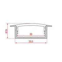 Artecta Artecta | A9930403 | Profile Pro 19 Recessed | Longueur : 2 m
