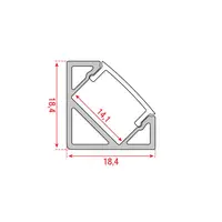Artecta Artecta | A9930404 | Profile Pro 20 Corner | Longueur : 2 m