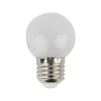 Showgear | E324007 | G45 LED Bulb E27 | 1 W - warm white - non-dimmable - frosted cover